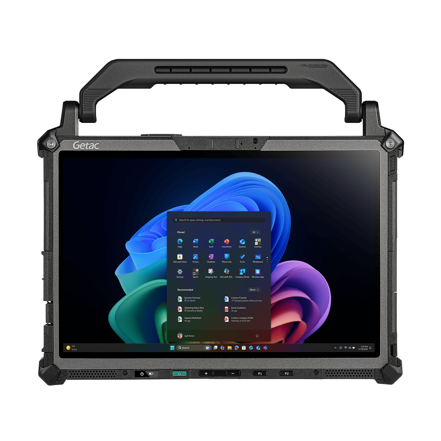 GETAC 12.2英寸强固型工业平板F120